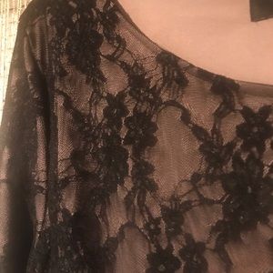 Black evening dress